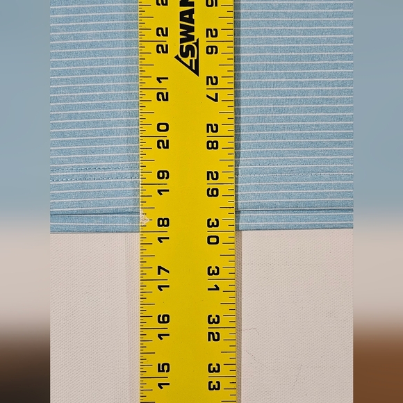 Callaway Opti Dry Mens L Golf Polo Light Blue Striped Moisture Wicking B10 - Picture 6 of 6